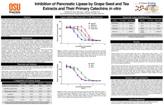 Inhibition of pancreatic lipase by grape seed and tea extracts and their primary catechins in vitro thumbnail