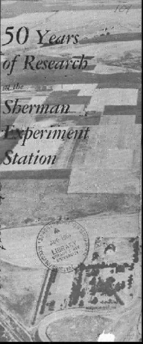 50 years of research at the Sherman Experiment Station thumbnail