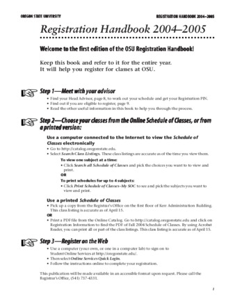 Registration handbook 2004-2005 thumbnail