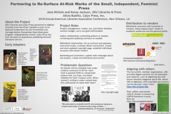 Partnering to Resurface At-Risk Works of the Small, Independent, Feminist Press thumbnail