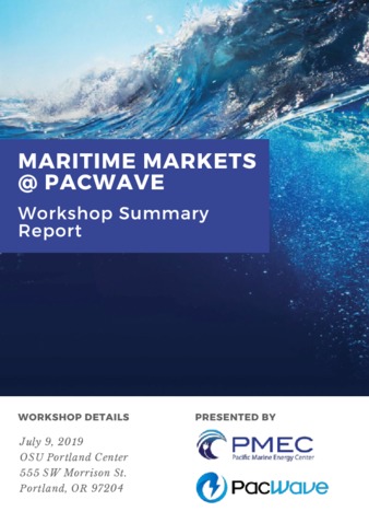 Maritime Markets at PacWave Workshop Report thumbnail