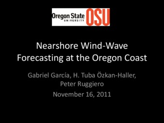 Nearshore Wind-Wave Forecasting at the Oregon Coast thumbnail