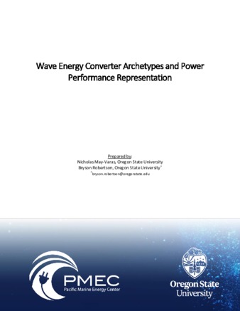 Wave Energy Converter Archetypes and Power Performance Representation thumbnail