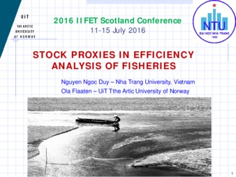 Stock Proxies in Efficiency Analysis of Fisheries thumbnail