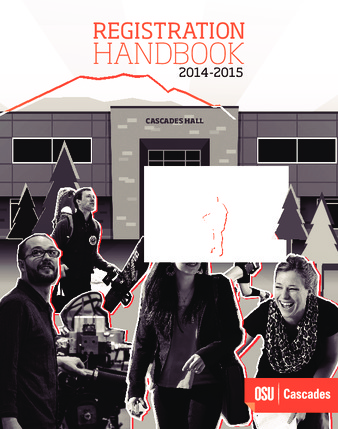 OSU Cascades registration handbook 2014-2015 thumbnail