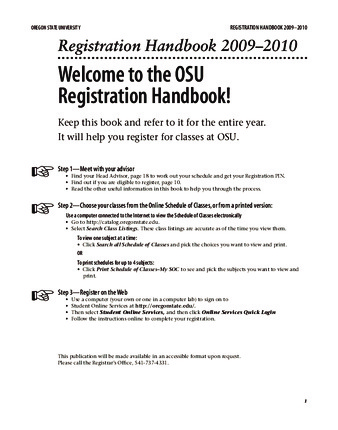 Registration handbook 2009-2010 thumbnail