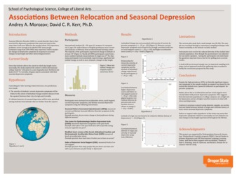Associations Between Relocation and Seasonal Depression thumbnail