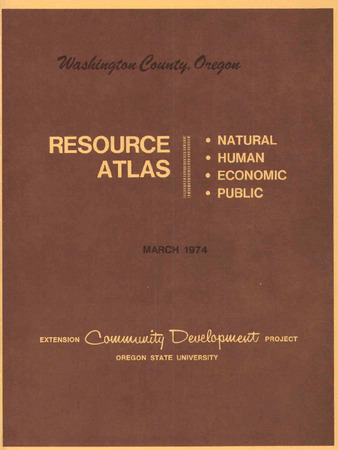 Washington County, Oregon : resource atlas : natural, human, economic, public thumbnail