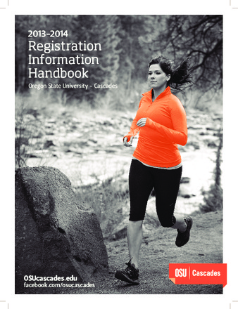 OSU Cascades registration handbook 2013-2014 缩图