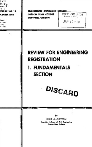 Review for engineering registration. 1. Fundamentals section miniatura