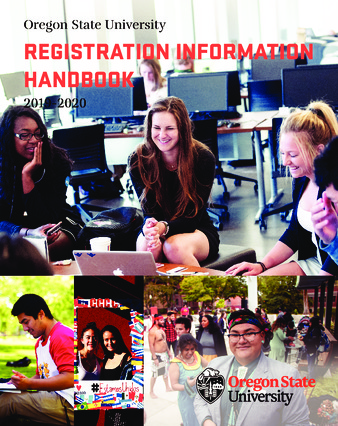 OSU registration handbook 2019-2020 Miniatura