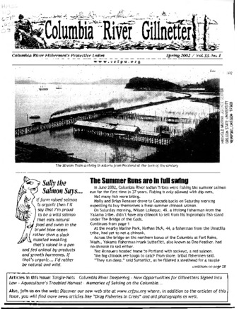 Columbia River Gillnetter ; Vol. 33, No. 1 (Spring 2002) thumbnail