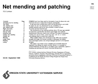 Net mending and patching thumbnail