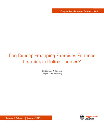 Can Concept-mapping Exercises Enhance Learning in Online Courses? la vignette