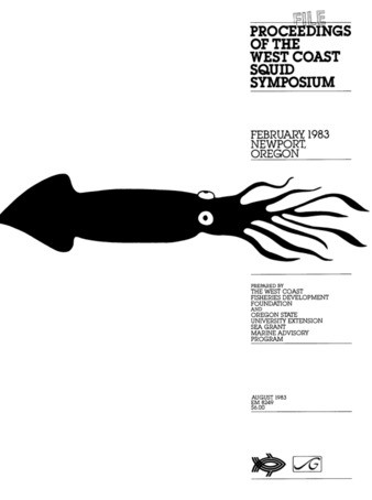The proceedings of the West Coast Squid Symposium : February 1-2, 1983, Newport, Oregon thumbnail
