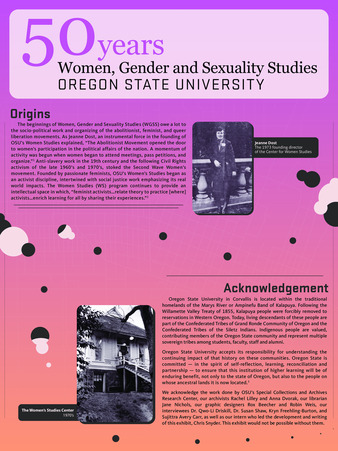 50 Years of Women, Gender, and Sexuality Studies at Oregon State University Miniatura