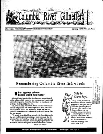 Columbia River Gillnetter ; Vol. 24, No. 1 (Spring 1993) thumbnail