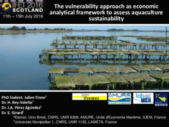 The Vulnerability Approach as Economic Analytical Framework to Assess Aquaculture Sustainability thumbnail