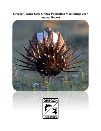 Oregon Greater Sage-Grouse Population Monitoring: 2017 Annual Report thumbnail