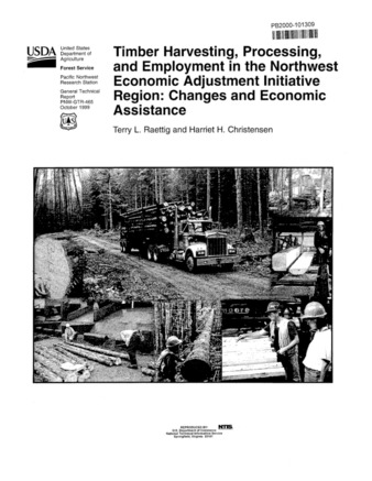 Timber harvesting, processing, and employment in the northwest economic adjustment initiative region : changes and economic assistance thumbnail