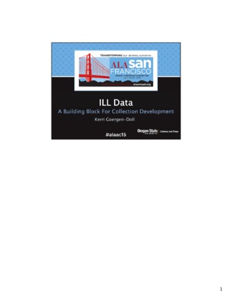 ILL Data: A Building Block For Collection Development thumbnail