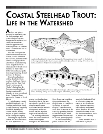 Coastal steelhead trout : life in the watershed thumbnail