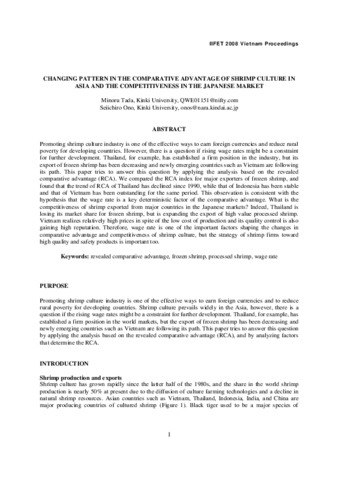 Changing Pattern in the Comparative Advantage of Shrimp Culture in Asia and the Competitiveness in the Japanese Markets miniatura