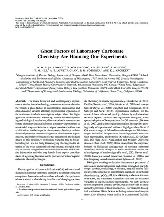 Ghost factors of laboratory carbonate chemistry are haunting our experiments Miniaturansicht