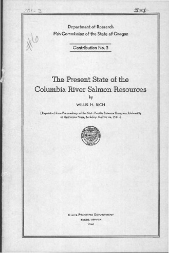 The present state of the Columbia River salmon resources 缩图