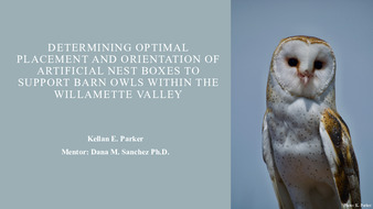 Designing a Project to Determine Optimal Placement and Orientation of Artificial Nest Boxes to Support Barn Owls within the Willamette Valley la vignette