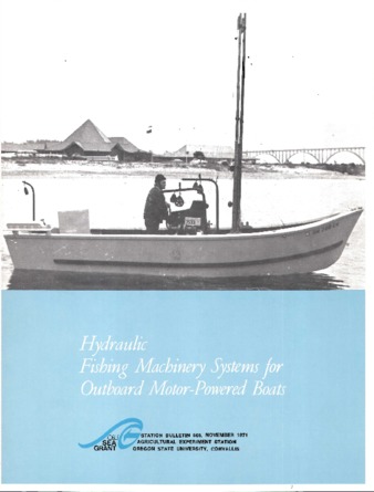 Hydraulic fishing machinery systems for outboard motor-powered boats thumbnail