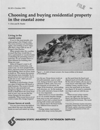 Choosing and buying residential property in the coastal zone thumbnail