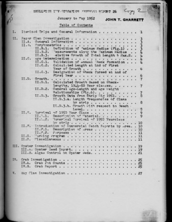 Shellfish investigation : Jan-May 1952 thumbnail