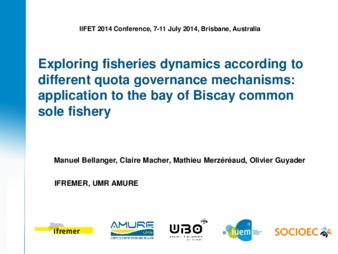 Exploring fisheries dynamics according to different quota governance mechanisms: application to the Bay of Biscay sole fishery Miniatura