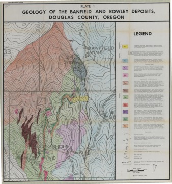 Geology and mineralization of the Banfield and Rowley volcanogenic massive sulfide deposits, Douglas Co., Oregon 缩图