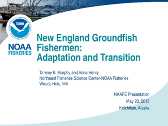 New England Commercial Ground-fishermen: Adaptation and Transition la vignette