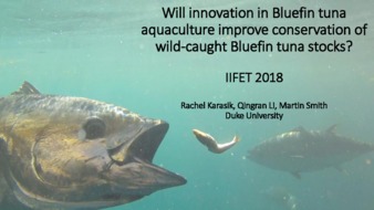 Will innovation in bluefin tuna aquaculture improve conservation of wild-caught bluefin tuna stocks? thumbnail