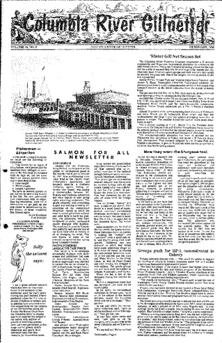 Columbia River Gillnetter ; Vol. 10, No. 4 (February 1988) thumbnail