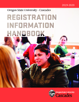OSU Cascades registration handbook 2019-2020 Miniatura