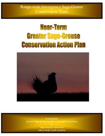 Near-Term Greater Sage-Grouse Conservation Action Plan thumbnail