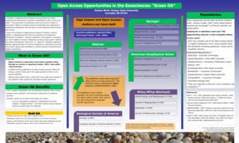 Open Access Opportunities in the Geosciences: "Green OA" thumbnail