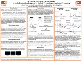 R34D1NG W0RD5 W1TH NUMB3R5: Is lexical activation triggered by holistic processing or analytical processing? miniatura