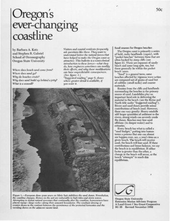 Oregon's ever-changing coastline [1982] thumbnail