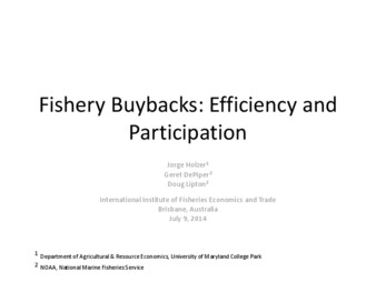 Fishery Buybacks, Efficiency and Participation thumbnail