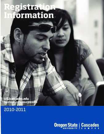 OSU Cascades registration handbook 2010-2011 thumbnail