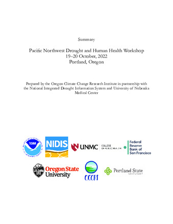 Summary : Pacific Northwest Drought and Human Health Workshop miniatura