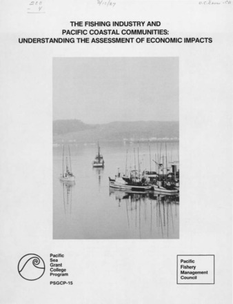 The fishing industry and Pacific coastal communities : understanding the assessment of economic impacts Miniaturansicht
