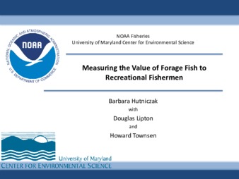Measuring the Value of Forage Fish to Recreational Fishermen thumbnail