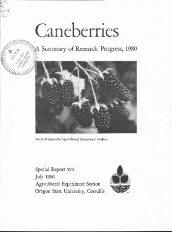 Caneberries : a summary of research progress, 1980 thumbnail