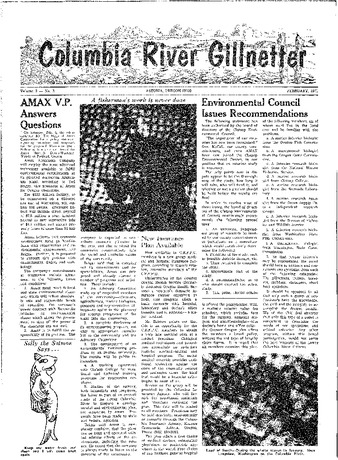 Columbia River Gillnetter ; Vol. 3, No. 2 (February 1971) thumbnail